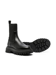 Moncler Enfant Chelsea laarzen met chunky zool - Zwart