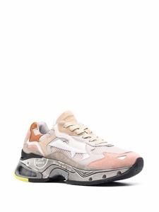 Premiata Sharkyd sneakers met colourblocking - Beige