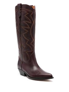 Buttero Flee Western-style knee-high boots - Paars