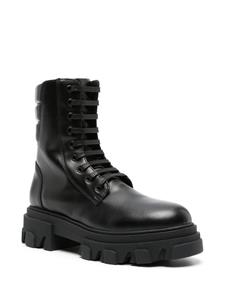 GIABORGHINI Gia 35mm leather boots - Zwart