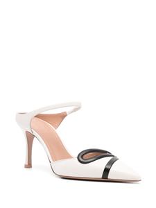 Malone Souliers Bonnie 80mm leather mules - Wit