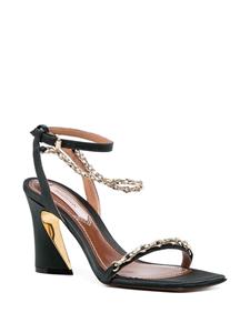 Zimmermann Crescent sandalen met ketting - Zwart