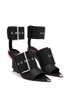 Alexander McQueen Sandalen met gespbandje - Zwart