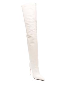 Le Silla Eva 120mm thigh-high leather boots - Beige