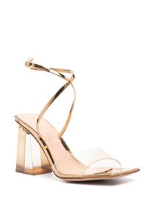 Gianvito Rossi Cosmic Sandal 90mm leather sandals - Goud