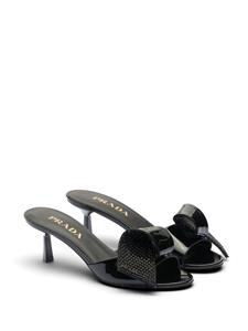 Prada Lakleren sandalen - Zwart
