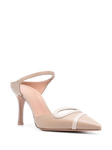 Malone Souliers Bonnie 80mm leather mules - Beige
