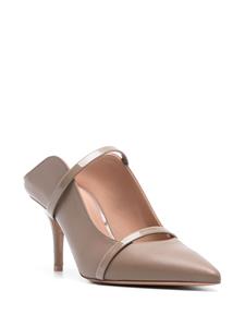 Malone Souliers Maureen 70mm leather mules - Beige