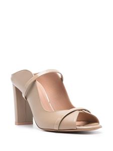 Malone Souliers Norah 85mm leather mules - Beige