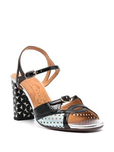 Chie Mihara Bindi 85mm leather sandals - Zwart