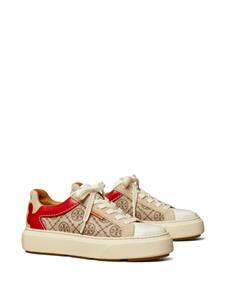 Tory Burch Ladybug sneakers met jacquard - Beige