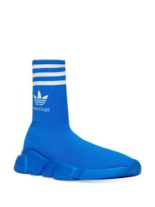 Balenciaga x Adidas Speed high-top sneakers - Blauw