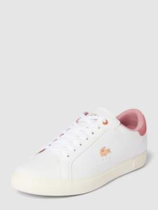 Lacoste Sneakers met labeldetails, model 'POWERCOURT'