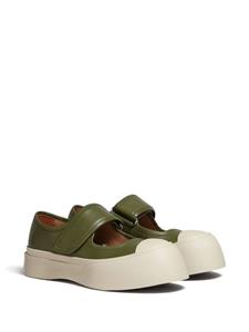 Marni Pablo Mary Jane leather sneakers - Groen