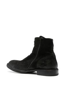 Moma lace-up suede boots - Zwart