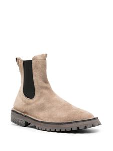 Moma Chelsea suede boots - Beige