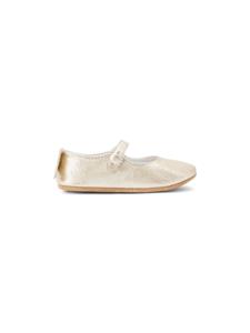 Marie-Chantal Olympia Angel Wing leather ballerina shoes - Goud