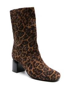Pierre Hardy Biba 70mm leopard-print boots - Bruin