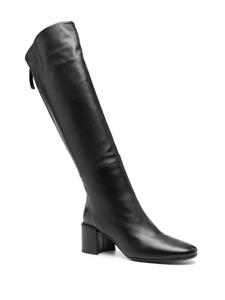 Halmanera Bart 65mm leather knee boots - Zwart