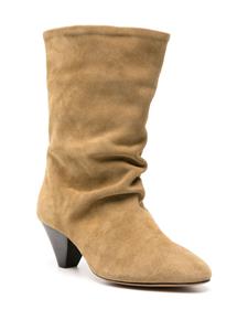 ISABEL MARANT slouchy suede boots - Beige