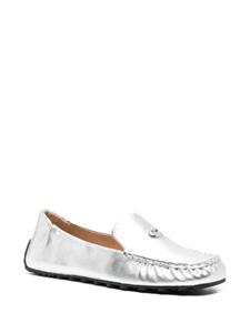 Coach Ronnie metallic loafers - Zilver