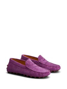 Tod's Gommino suède loafers - Paars