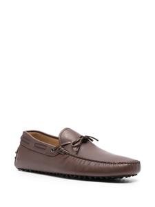 Tod's Gommino leather driving shoes - Bruin
