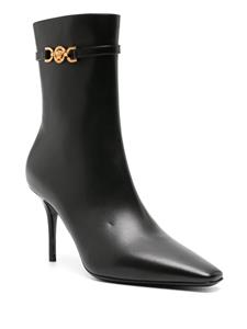Versace Medusa 85mm leather boots - Zwart