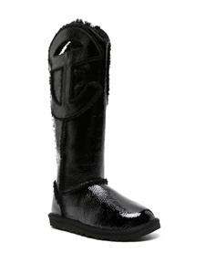 UGG x Telfar logo-embossed boots - Zwart