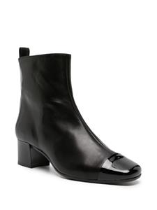 Carel Paris Estime 40mm leather ankle boots - Zwart