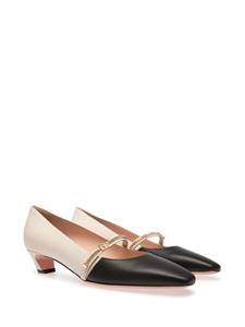 Bally two-tone leather pumps - Beige