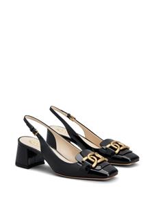 Tod's Cuoio pumps met logo - Zwart