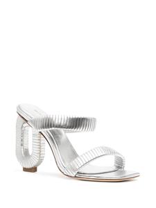 Dee Ocleppo Jamaica leren sandalen - Zilver