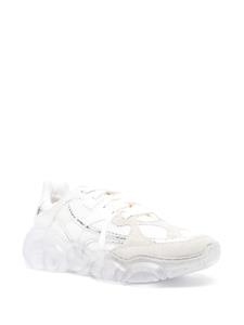 Moschino chunky lace-up sneakers - Wit