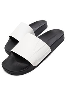 Frescobol Carioca Humberto suède slippers - Wit