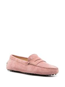 Tod's Gommino Driving suede penny loafers - Roze