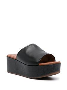 Chie Mihara Duci 70mm leather mules - Zwart