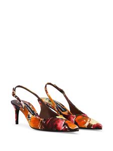 Dolce & Gabbana Leren slingback pumps - Oranje