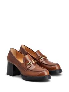 Tod's Gomma pumps met logoplakkaat - Bruin