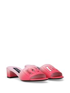 Dolce & Gabbana DG ombré leren sandalen - Roze