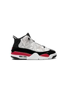 Jordan Kids Air Jordan Dub Zero White/Fire Red sneakers - Zwart