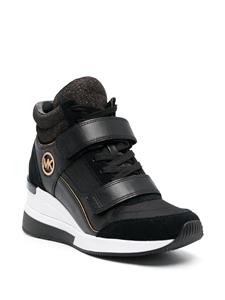 Michael Kors Gentry sneakers met sleehak - Zwart