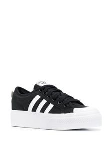 Adidas Nizza sneakers met plateauzool - Zwart