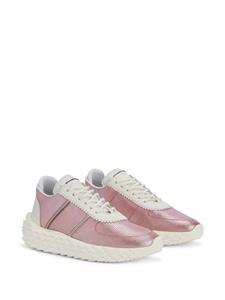 Giuseppe Zanotti Urchin lizard-effect sneakers - Roze