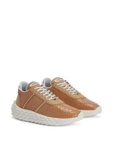 Giuseppe Zanotti Urchin python-print sneakers - Beige