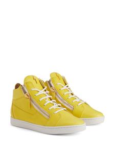 Giuseppe Zanotti Kriss leather sneakers - Geel