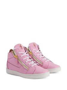 Giuseppe Zanotti Kriss leather sneakers - Roze