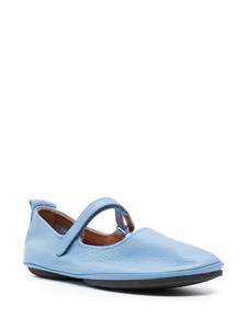 Camper Right Nina leren ballerina's - Blauw