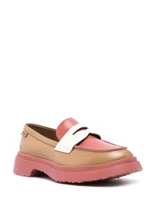 Camper Walden Twins colour-block leather loafers - Bruin
