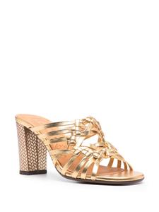 Chie Mihara Beijing 80mm mules - Goud